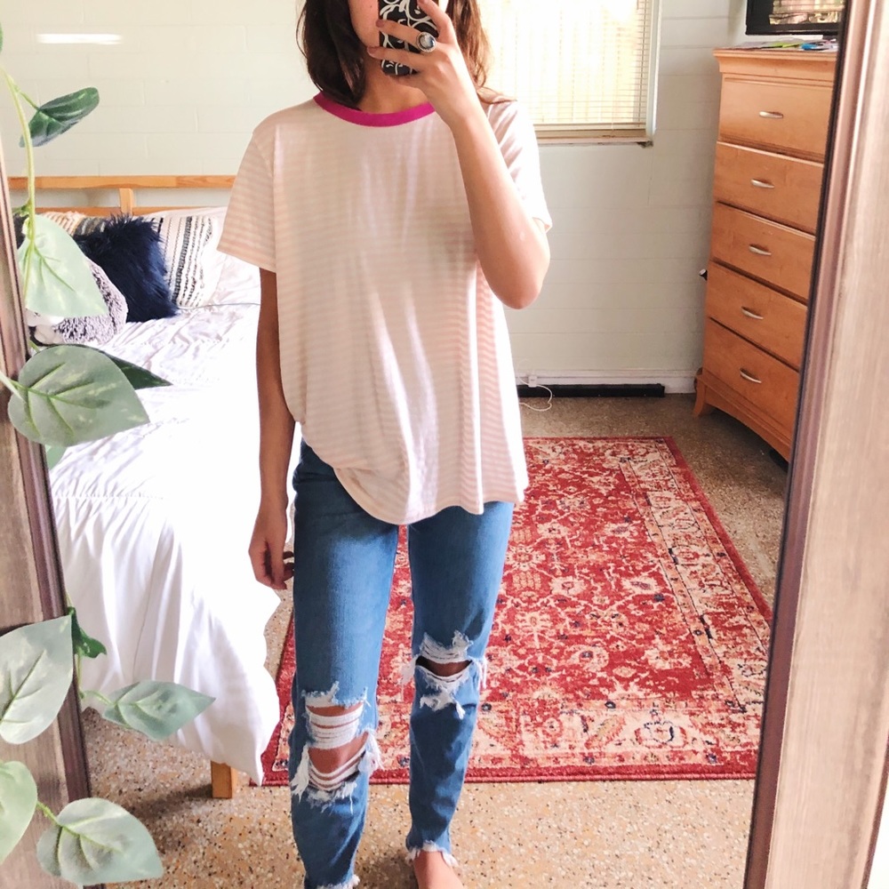 anthro t.la striped tee